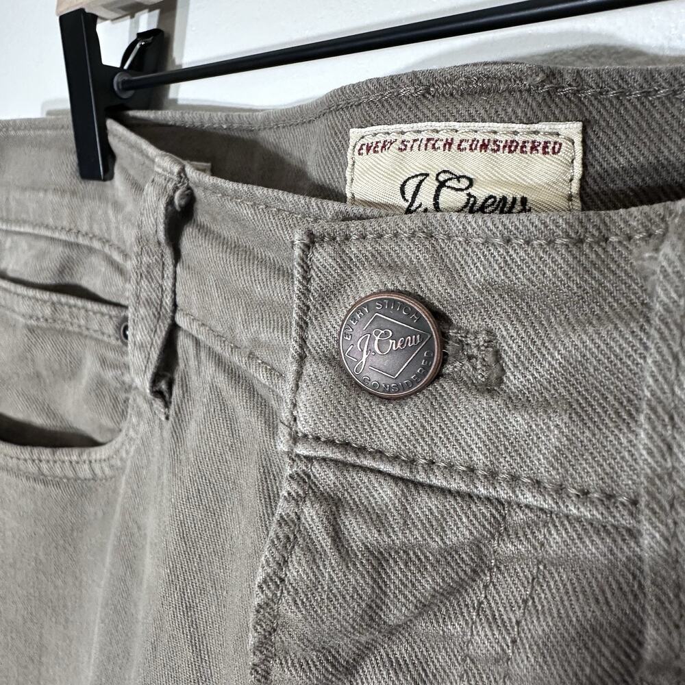 J Crew 32x32 Style 484 Stretch Pants Muted Green Color